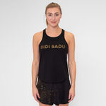 BIDI BADU Kleding BIDI BADU Paris 2024 Chill Tanktop Dames-Zwart,Goud