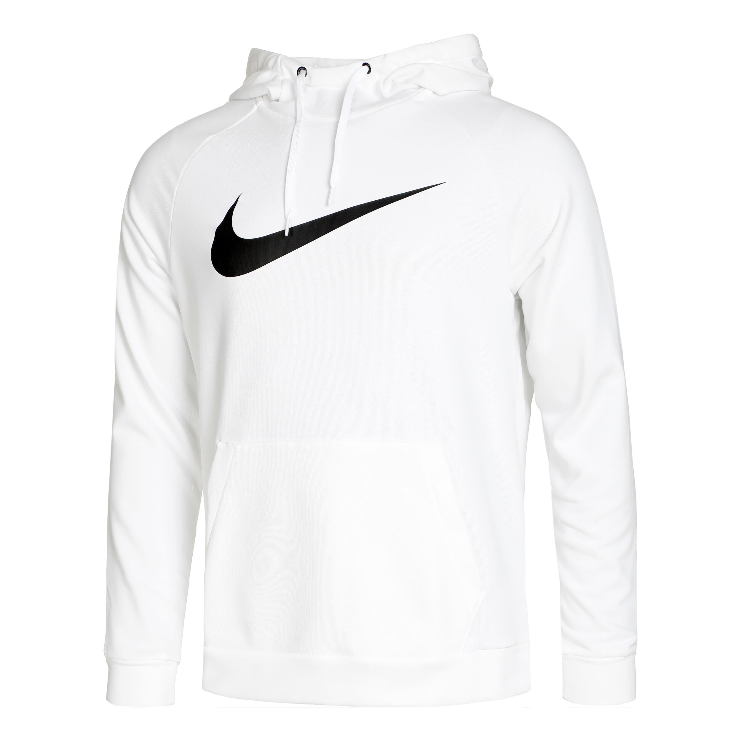 Buy Nike Dri Fit Sweater Met Capuchon Heren Wit Zwart online Tennis Point NL