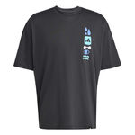 adidas Kleding adidas GFX Joy T-shirt Heren - donkergrijs, veelkleurig