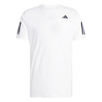 adidas Kleding adidas Club 3Stripes T-shirt Heren-wit