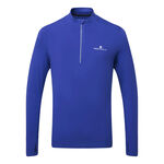 Ronhill Kleding Ronhill Core Thermal 1/2 Zip Hardloopshirt Heren-Blauw
