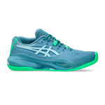 ASICS Padel schoenen ASICS GEL-RESOLUTION X PADEL Padel schoen Heren-blaugrau, neongroen