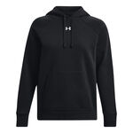 Under Armour Kleding Under Armour Rival Sweater Met Capuchon Dames-Zwart