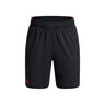 Tech Vent Shorts Jongens-Zwart,Rood