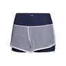 Efia Tech (2in1) Shorts Dames-Donkerblauw,Wit