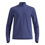 Odlo Kleding Odlo Essential Thermal Midlayer 1/2 Zip Hardloopshirt Heren - blauw, 