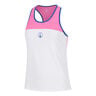 Racerback Tanktop Dames - pink, blauw