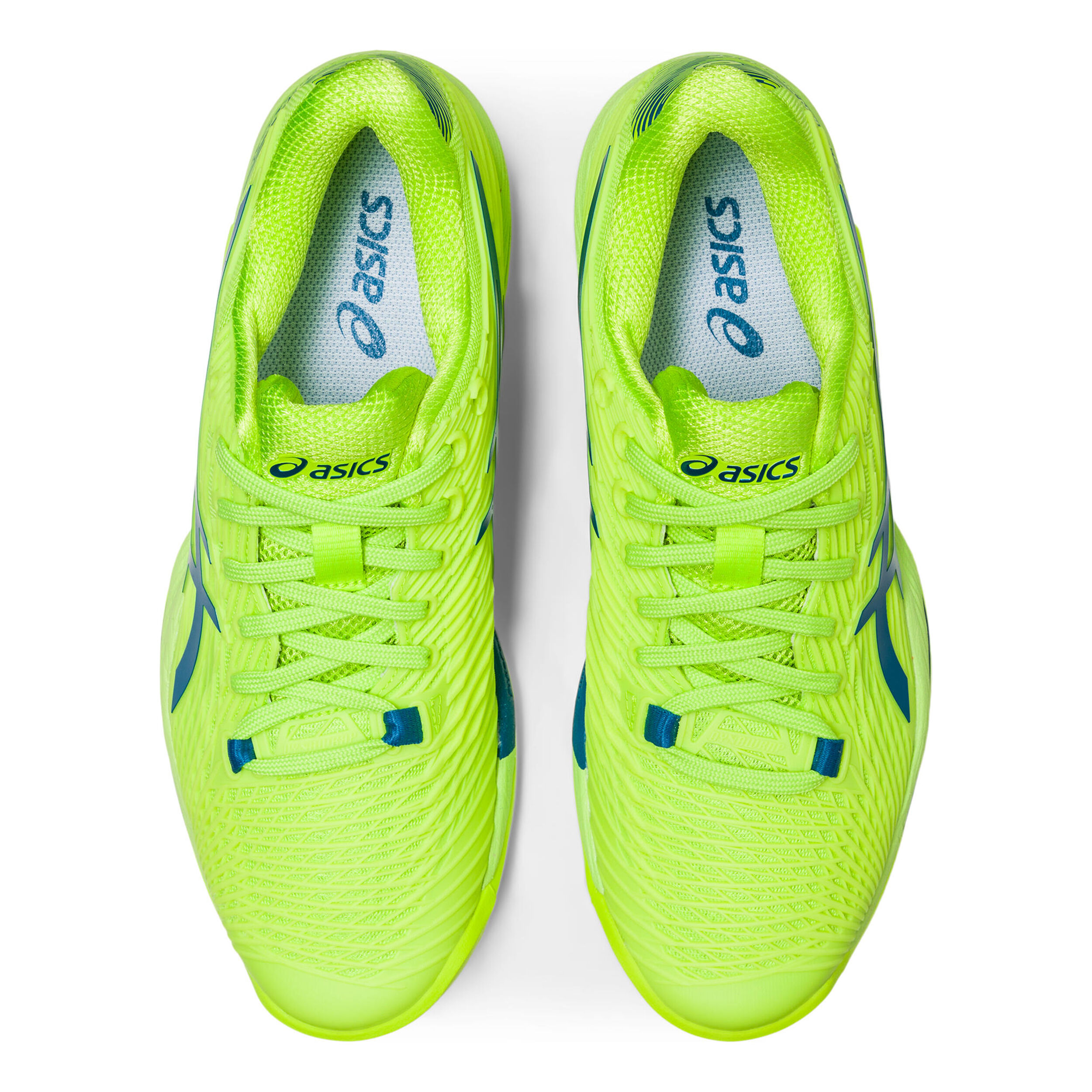Buy ASICS Solution Speed FF 2 Gravelschoen Dames Neongroen Blauw online Tennis Point NL