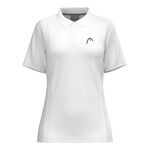 HEAD Kleding HEAD Club 25 Tech Polo Dames-Wit
