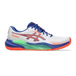 ASICS Padel schoenen ASICS Gel-Challenger 15 Padel Schoen Heren-Wit,Koraal