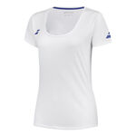 Babolat Kleding Babolat Play Cap Sleeve T-shirt Meisjes-Wit