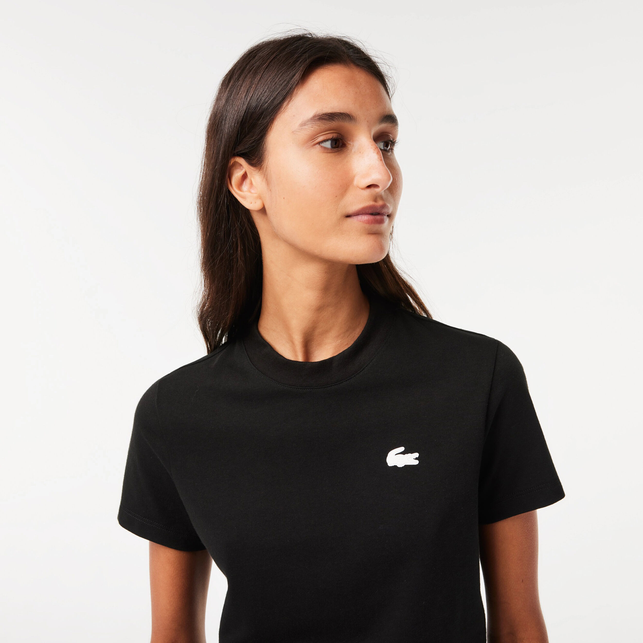 Buy Lacoste Core T shirt Dames Zwart online Tennis Point NL