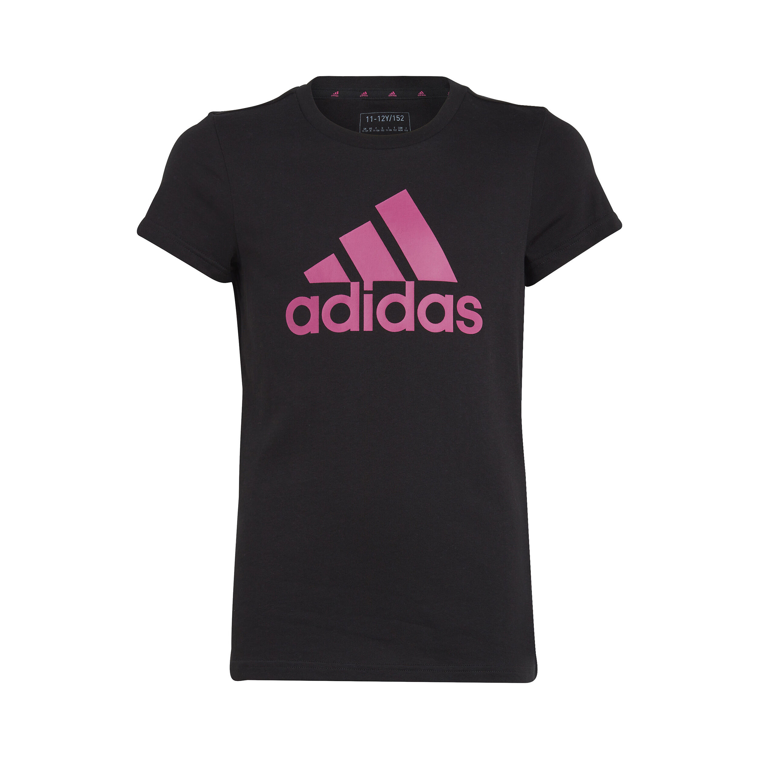 Adidas pink logo shirt online