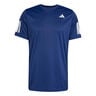 Club 3Stripes T-shirt Heren-donkerblauw