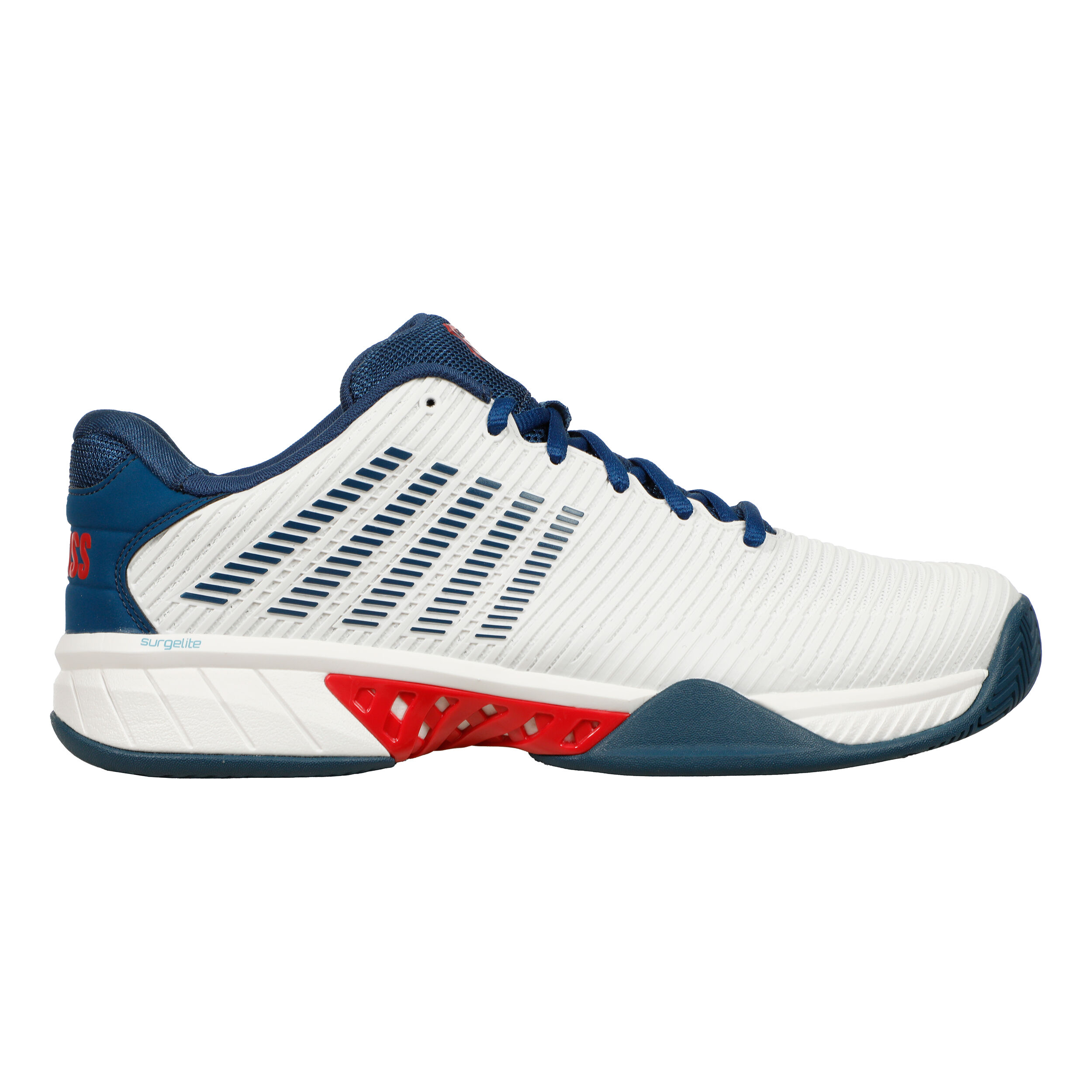 Buy K Swiss Hypercourt Express 2 Allcourt Schoen Heren Wit Donkerblauw online Tennis Point NL