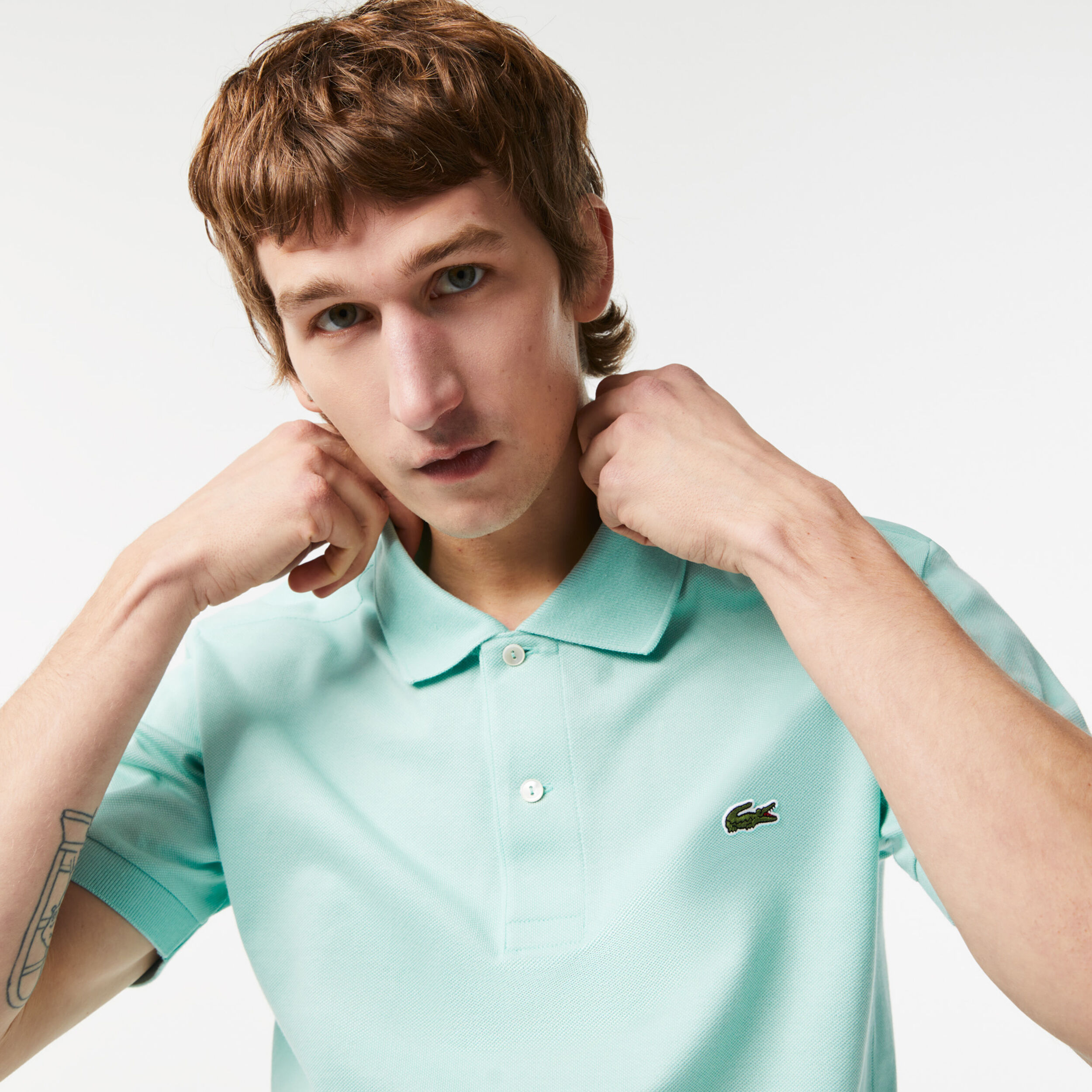 Lacoste polo mint green new arrivals
