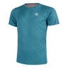 Crew Two Colored T-shirt Heren - petrolblauw, 