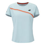 Babolat T-shirt Babolat Play T-shirt Dames-lichtblauw