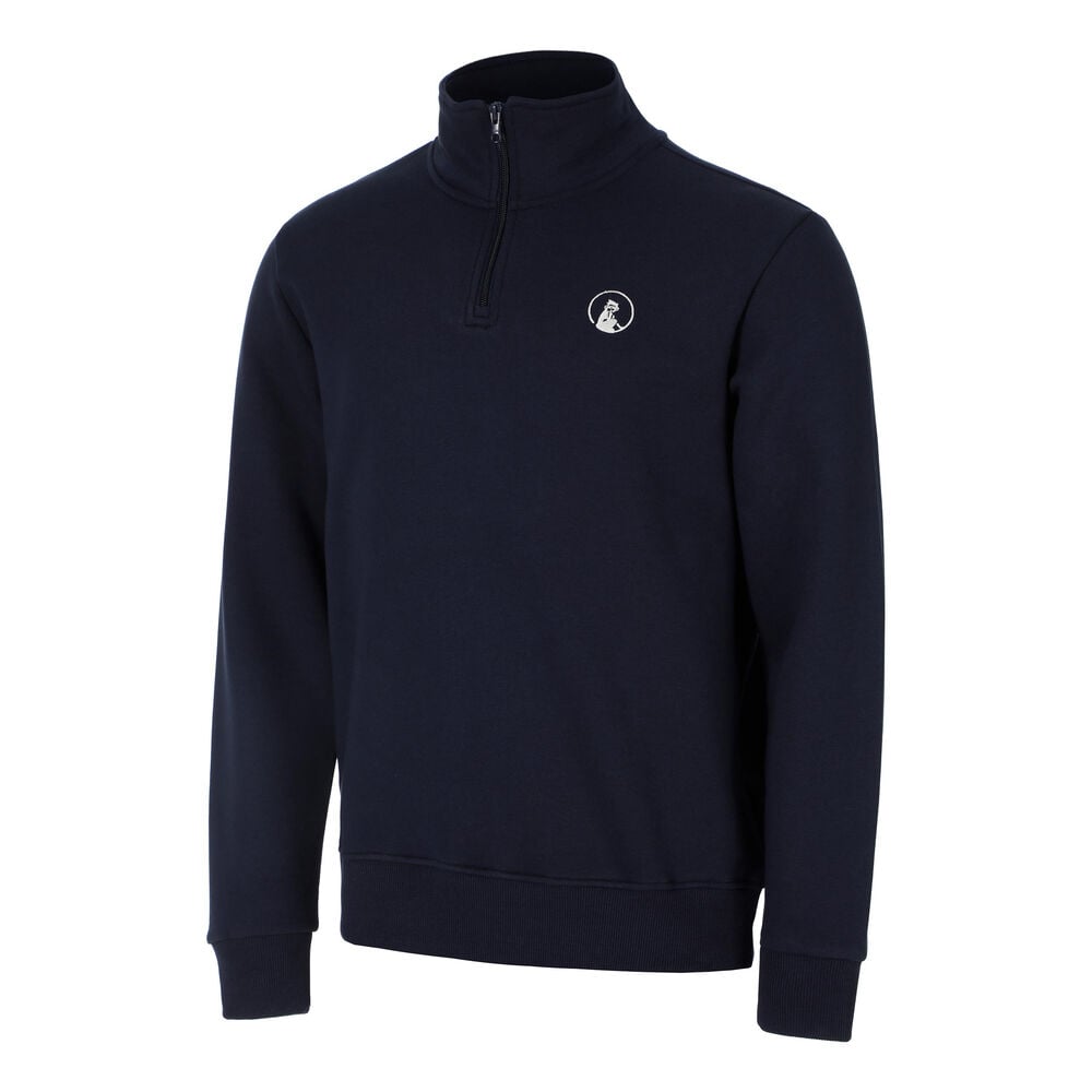 Quiet Please Essential Troyer Sweatshirt Heren-donkerblauw