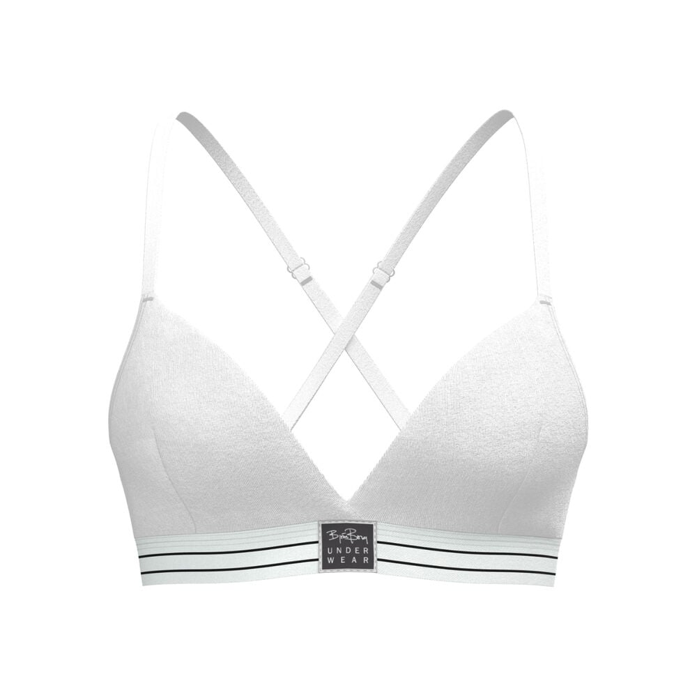 Björn Borg Original Triangle Sport-bh Dames-wit