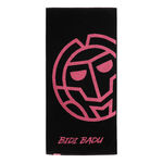 BIDI BADU Handdoek BIDI BADU Badehandtuch 70x140cm Handdoek -zwart,pink