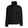 Fleece Full-Zip Trainingsjack Heren - zwart, 