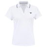 W. TEAM TECH POLOWHITE Polo Dames-wit