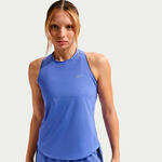 Nike Hardloopshirt Nike Swift Tank Hardloopshirt Dames-blauw, zilver