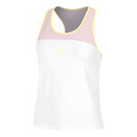 Quiet Please Kleding Quiet Please Mind Racerback Tanktop Meisjes-Mauve,Wit