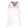 Mind Racerback Tanktop Meisjes-Mauve,Wit