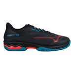 Mizuno Padel schoenen Mizuno Wave Exceed Light Padel Schoen Heren-Donkerblauw,Koraal