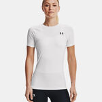 Under Armour Kleding Under Armour Heatgear Authentics Comp T-shirt Dames-Wit