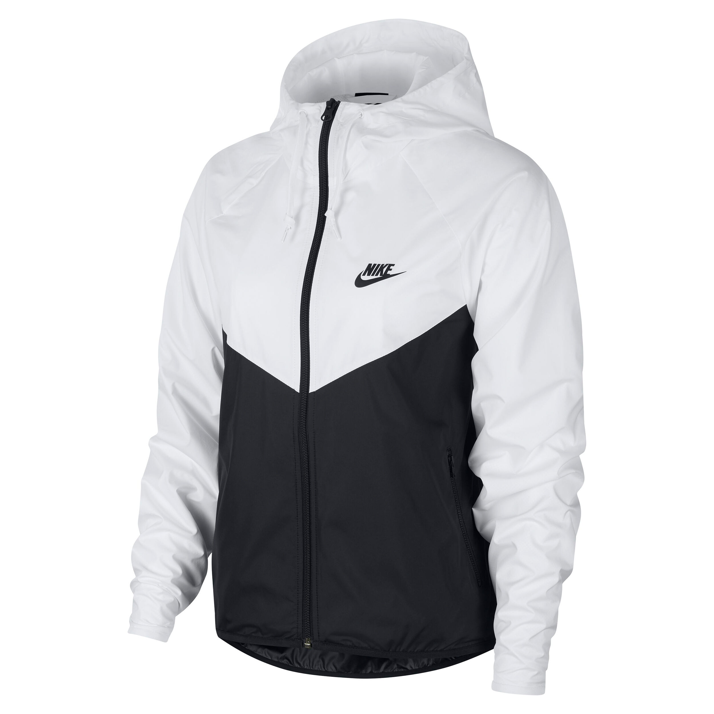 Buy Nike Sportswear Windrunner Trainingsjack Dames Wit Zwart online Tennis Point NL