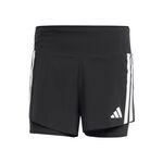 adidas Kleding adidas Adizero 2in1 Hardloopshorts Heren-Zwart,Wit