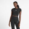 Harmony Fitted T-shirt Dames-Zwart