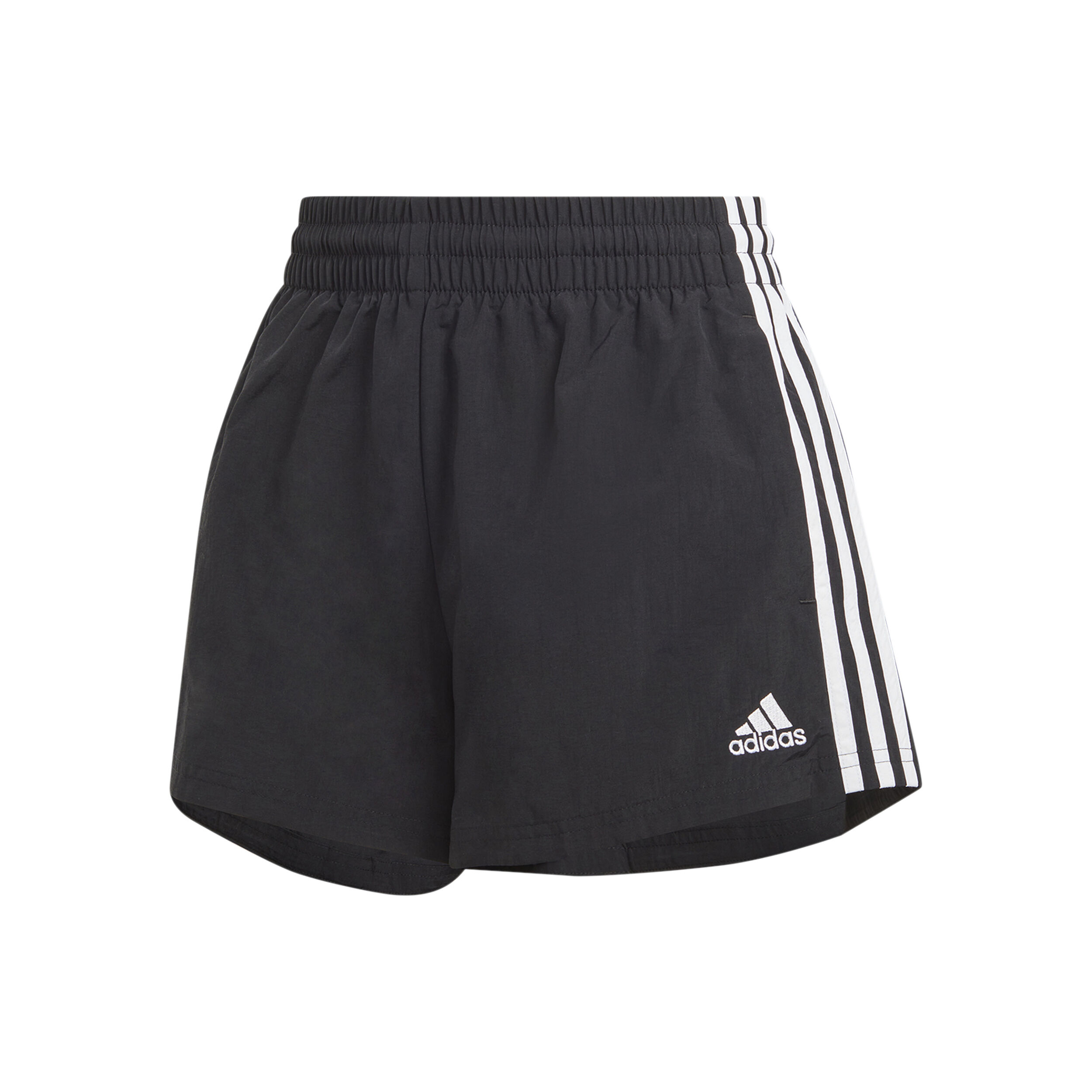 3 Stripes Woven Shorts Dames Zwart Wit