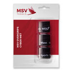 MSV Overgrips MSV Cyber Wet Verpakking 3 Stuks-Zwart