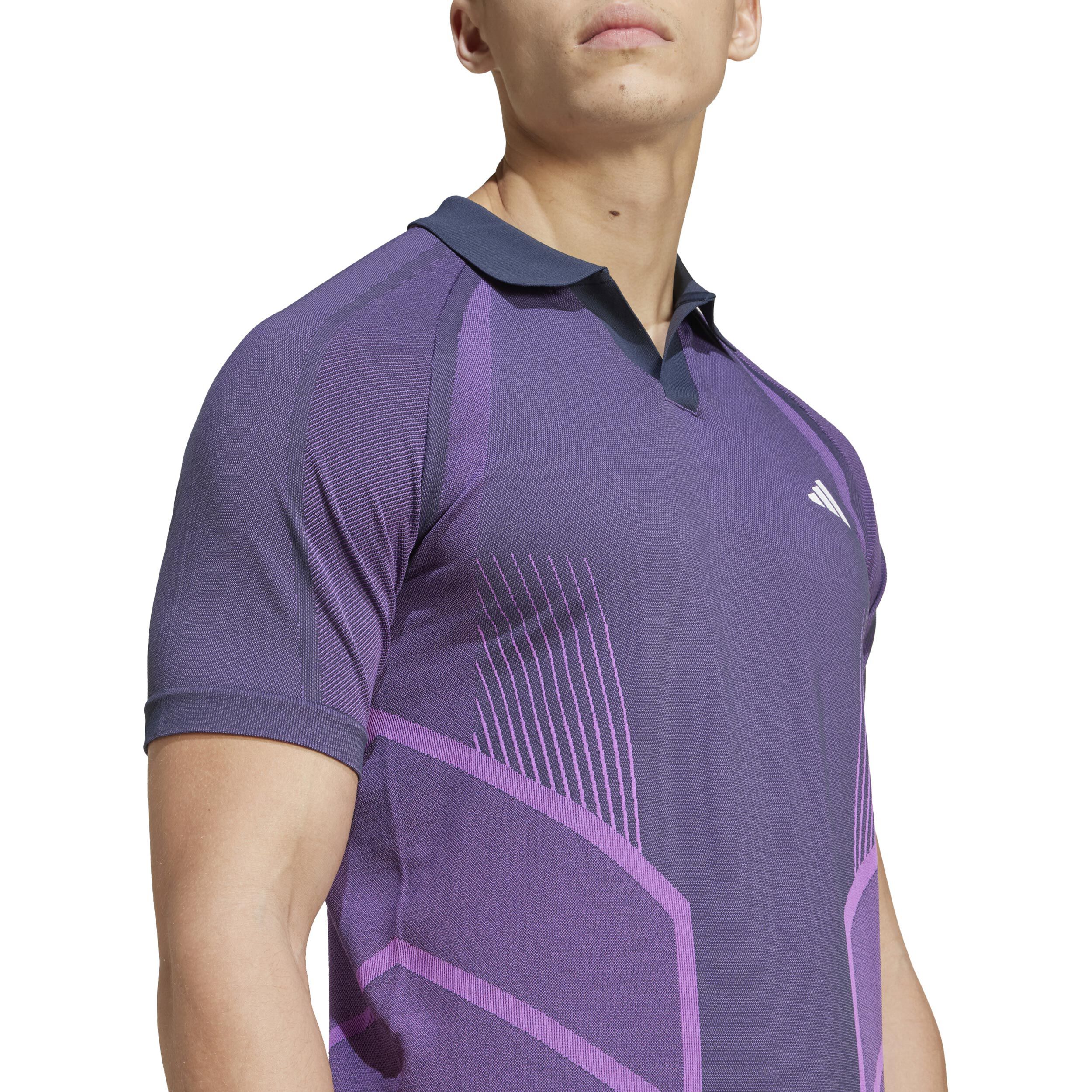 Buy adidas Seamless Pro Polo Heren Paars Berry online Tennis Point NL