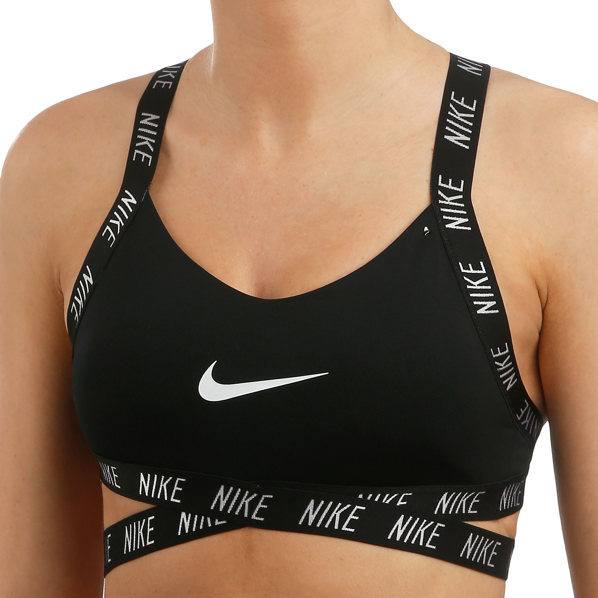 Indy Logo Sport bh Dames Zwart Wit