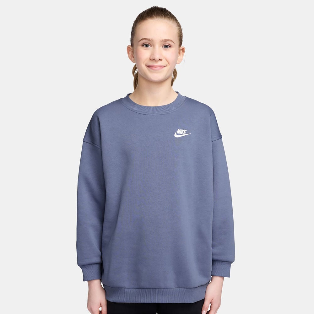 Nike Club Fleece Oversized Crew Sweatshirt Meisjes