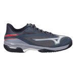 Mizuno Tennisschoenen Mizuno Wave Exceed Court Gravelschoen Heren-Grijs,Wit