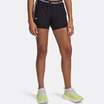 Under Armour Shorts Under Armour Tech Play Up 2in1 Short Voor Tennisballen Dames-Zwart