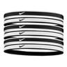 Swoosh Sport Tipped Haarband Verpakking 6 Stuks-Wit,Zwart