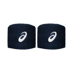 ASICS Tenniskleding ASICS Wrist Band Pair Zweetband - Verpakking 2 stuks Unisex-donkerblauw