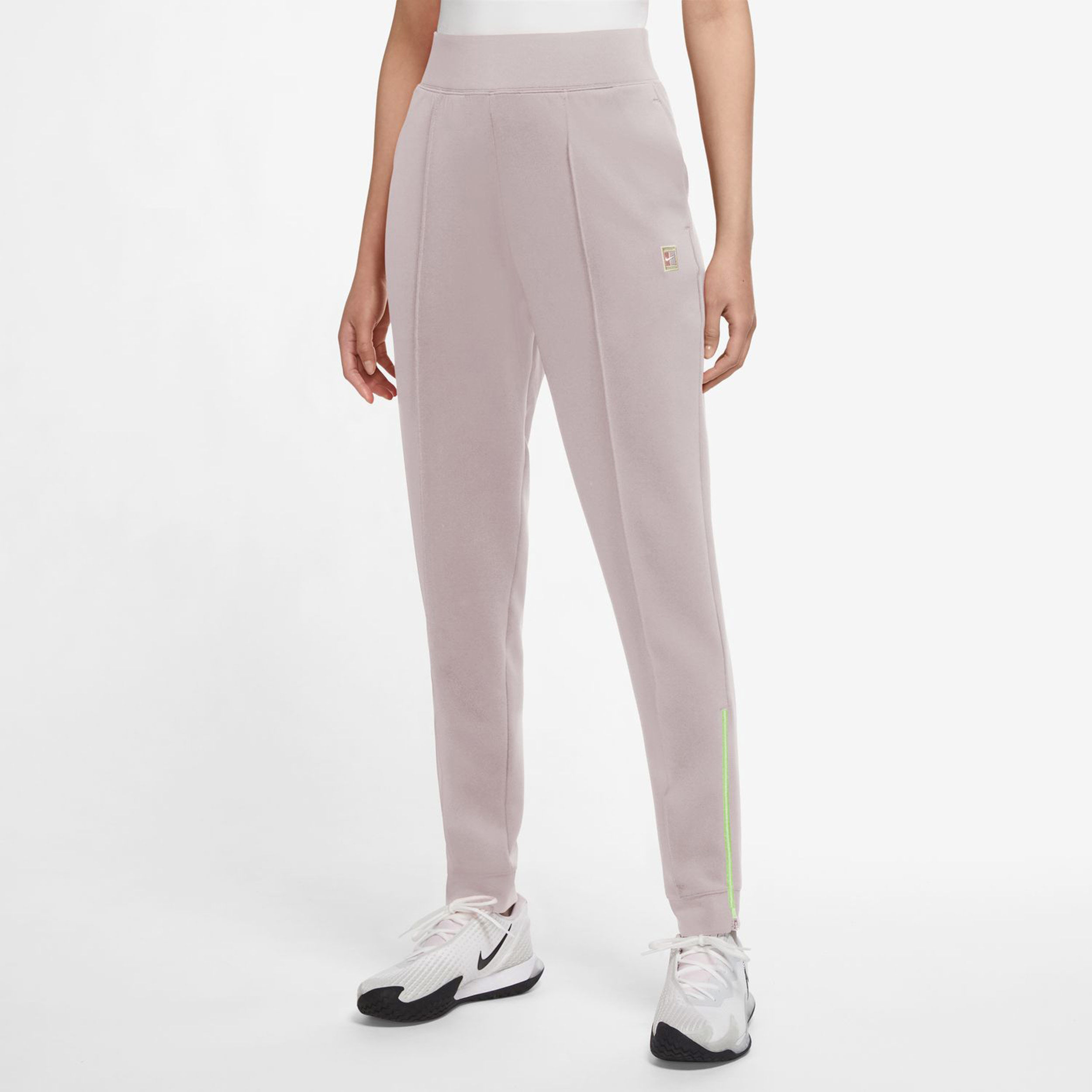 Buy Nike Court Dri Fit Heritage Knit Trainingsbroek Dames Mauve online Tennis Point NL