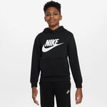 Nike Kleding Nike Club Fleece Sweater Met Capuchon Kinderen-Zwart