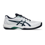 ASICS Tennisschoenen ASICS Game FF / OC Gravelschoen Heren - wit, donkerblauw