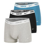 Nike Kleding Nike Everyday Cotton Stretch Boxershort Verpakking 3 Stuks Heren-Lichtgrijs,Zwart