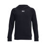 Rival Fleece Sweater Met Capuchon Jongens-Zwart