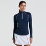 Solid Sun Protection Longsleeve Dames - Donkerblauw